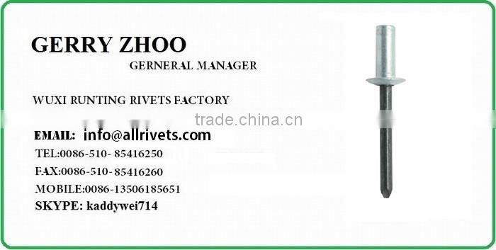 HOT SELLING IFI126 AL/ST CLOSED END BLIND RIVETS