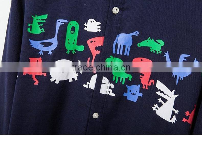 2015 latest design wholesale china casual long sleeve custom for woman shirt