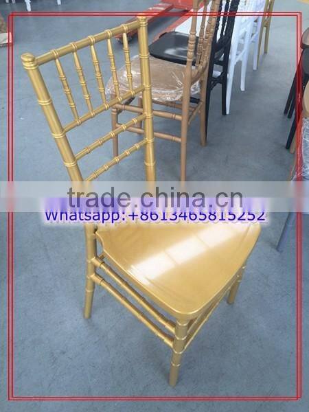 Transparent Crystal Clear Resin Plastic Event Rental Chiavari Chair