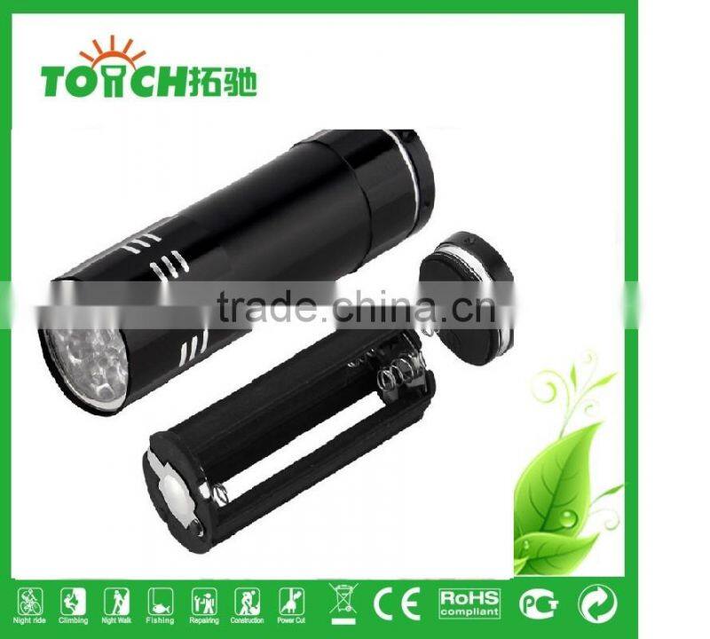 Hot sale 9 LED flashlight popular mini LED flashlight
