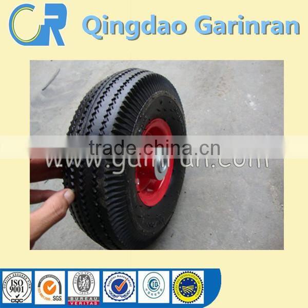 wholesale manufacture 4.00-8 rubber wheel for wheel barrow