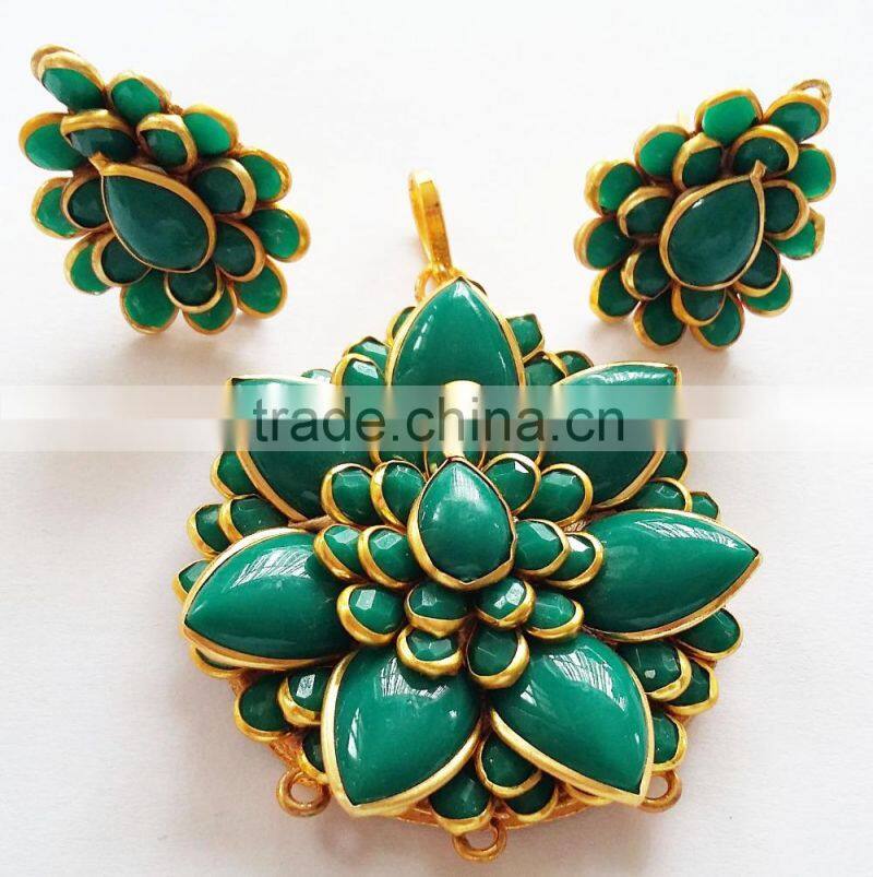 Pacchi Pendant Set with Earring Traditional Jewelry PS 10