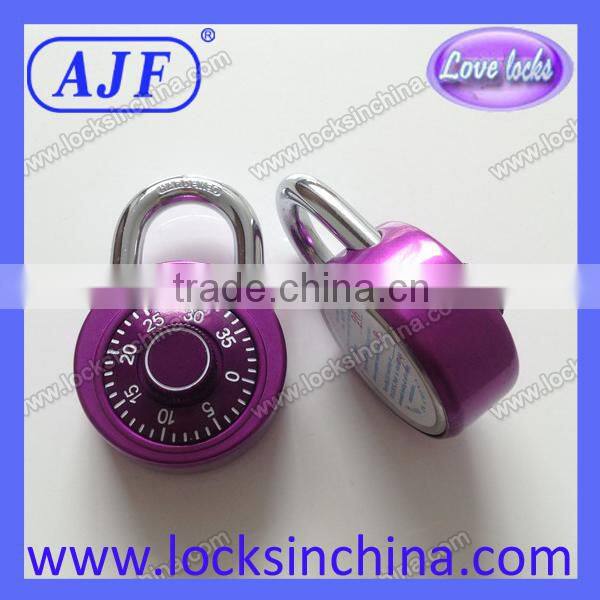 AJF 2015 USA NEW popular 50mm rotary fitness gym club padlock