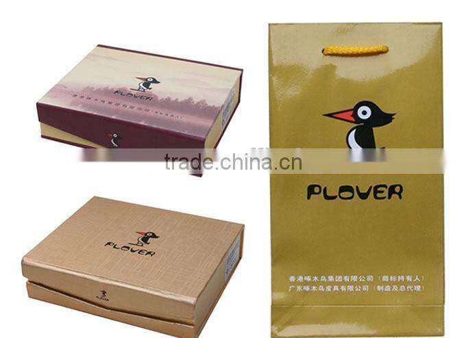 2014 high end luxury paper gift box with lid