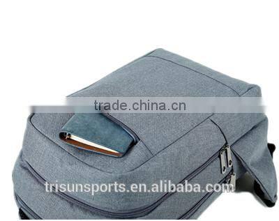 waterproof grey business laptop backpack of china supplier