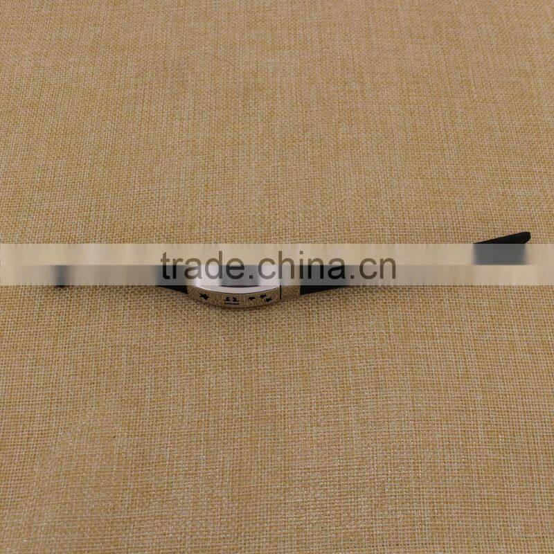 Wholesale cheap custom logo adjustable bracelet on sale