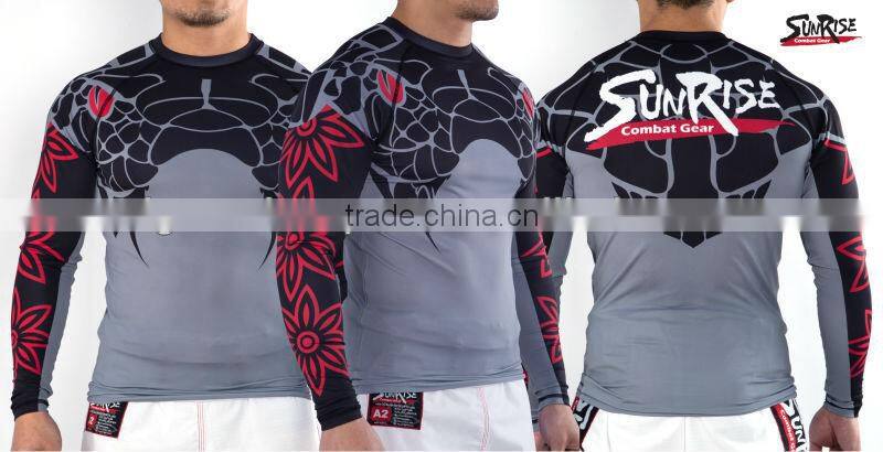 2016 High Quality Wholesale mma Rash Guard
