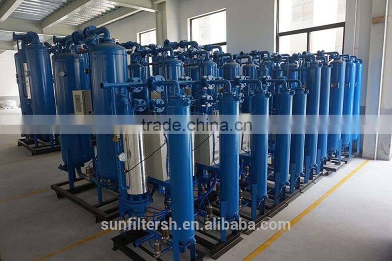 65m3/min,2295CFM industrial heated desiccant air dryer for PDP -40~-70