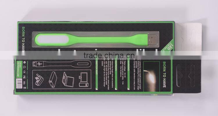 Customized logo printing led usb light, multi color flexible usb led light, wholesale price mini usb light