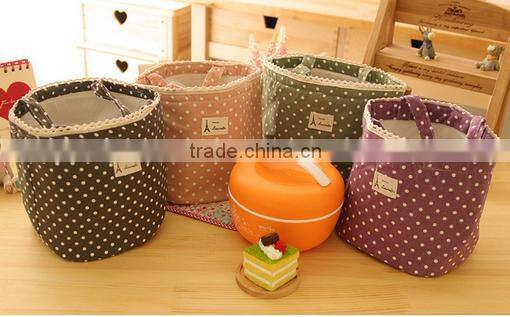 2016 lovely Japanese girl insulated lunch cooler bag
