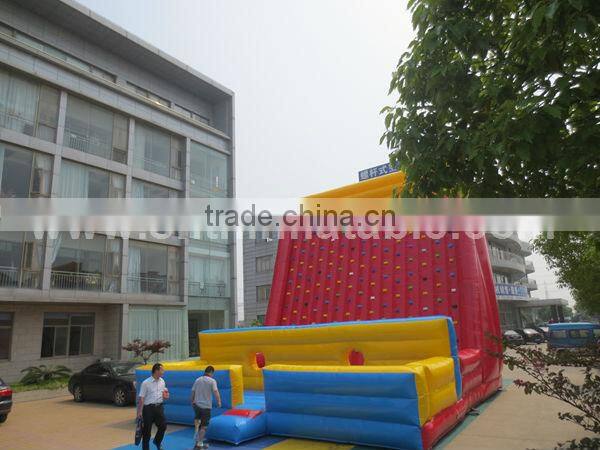 Advertising inflatable rock climbing