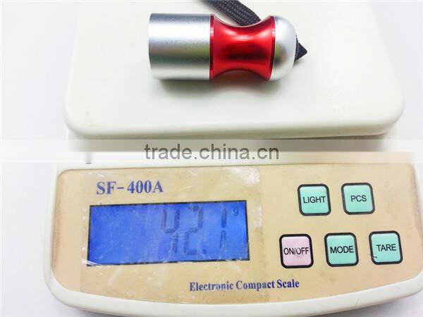 GS-8016S Aluminum stamp shaped 6 led pocket torches pass CE and ROHS