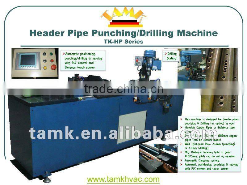 Header Pipe Punching Machine