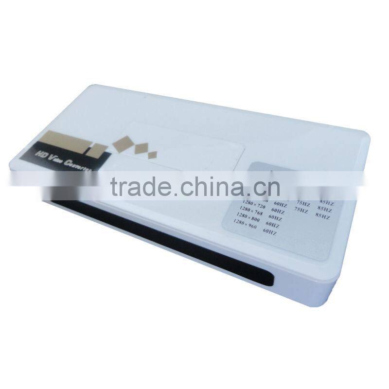 Mini cheap Full HD VGA /Ypbpr composite to HDMI media Converter 1080P