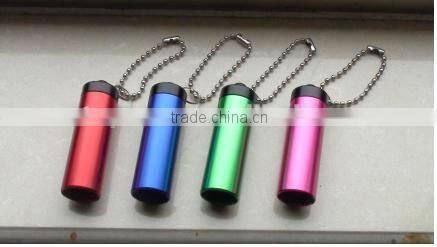 3 led aluminum mini keychain led torch light