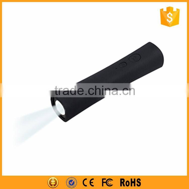 Multifunctional wireless selfie stick power bank 2200mah with LED torch