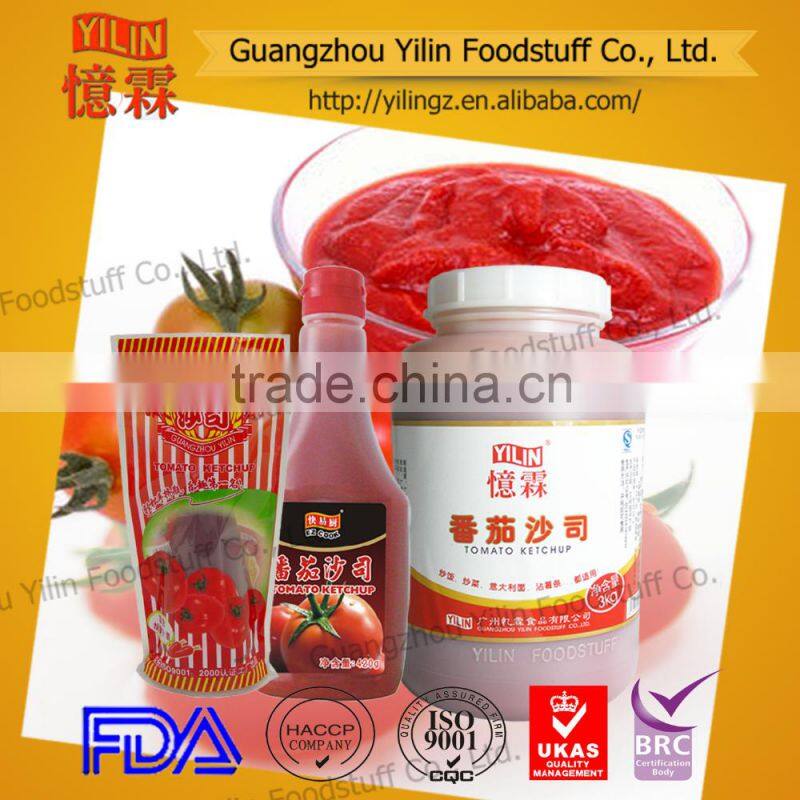 2kg PE bag packing tomato sauce brands in China