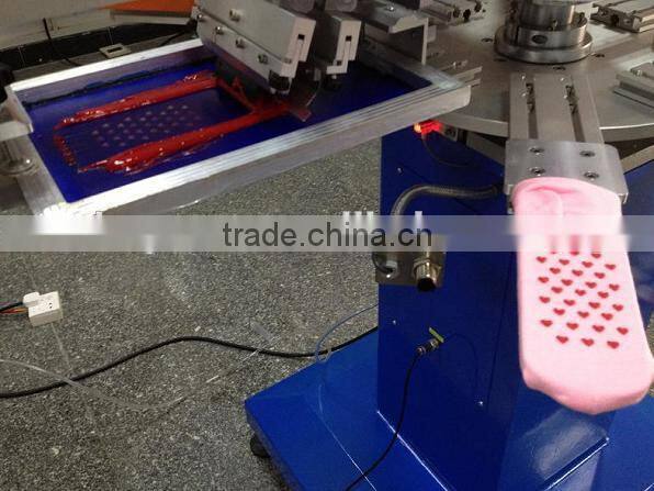 One color rapid screen printing machine