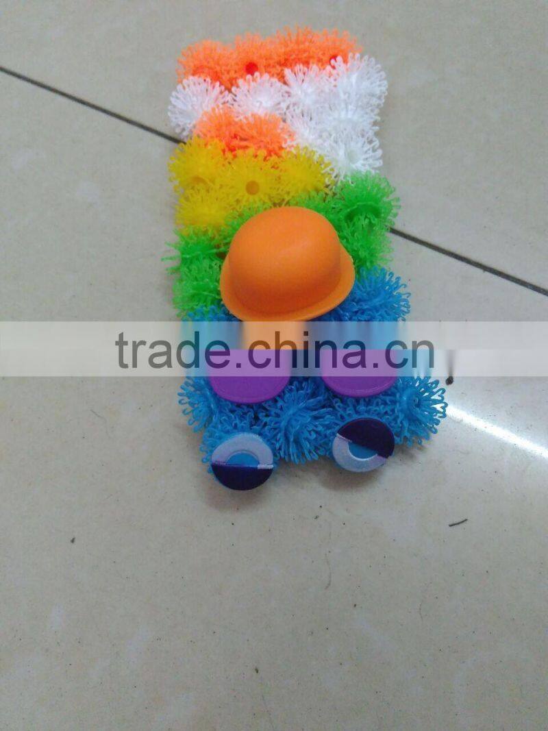 New Kids Plastic Toy Squeezed Block Magic Educational Building Block Set