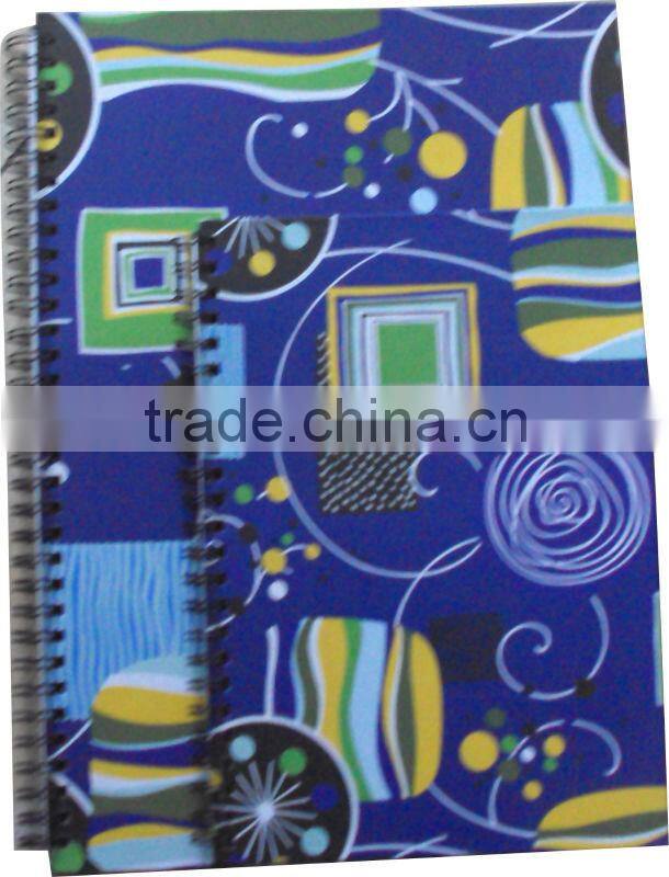 Sell popular spiral notebook with PP cover,Wenzhou,2014 notebook