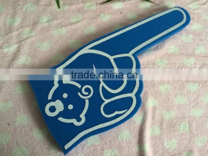 printed foam game palm sponge finger cheering hands for game cheering LS-F-021-A