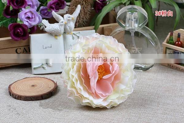 Wedding decoration wholesale silk rose flower heads