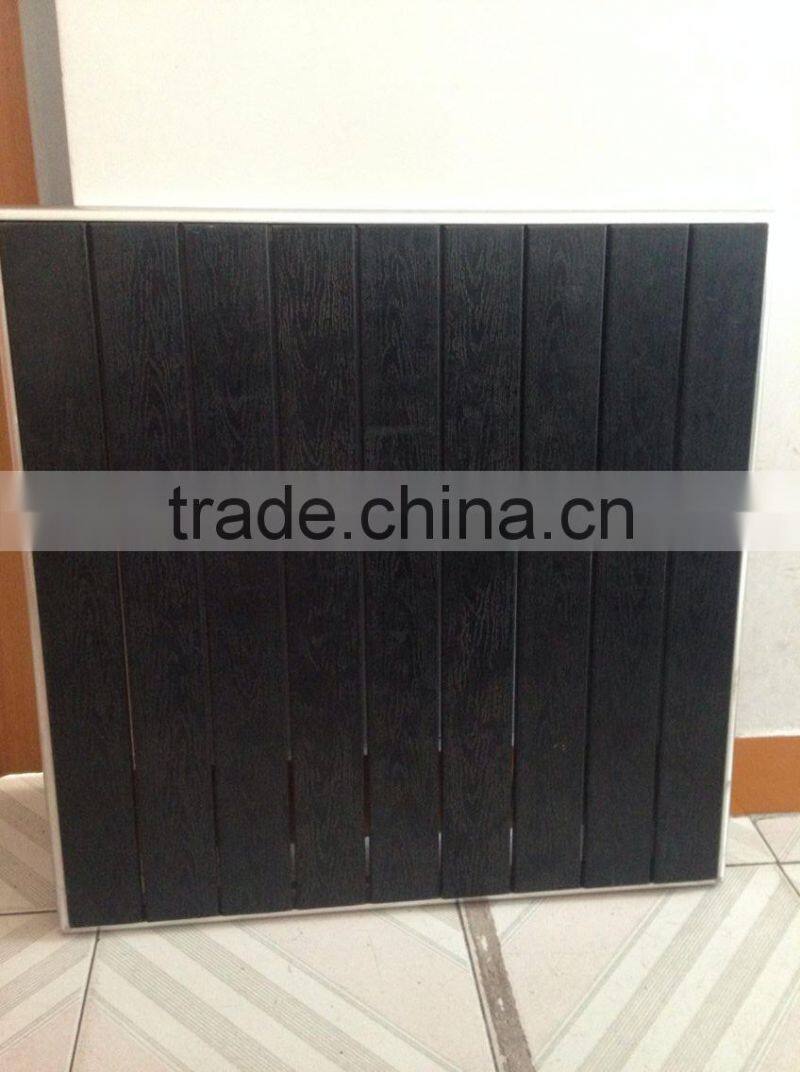 Plastic wood cafeteria dining bar square table top T28