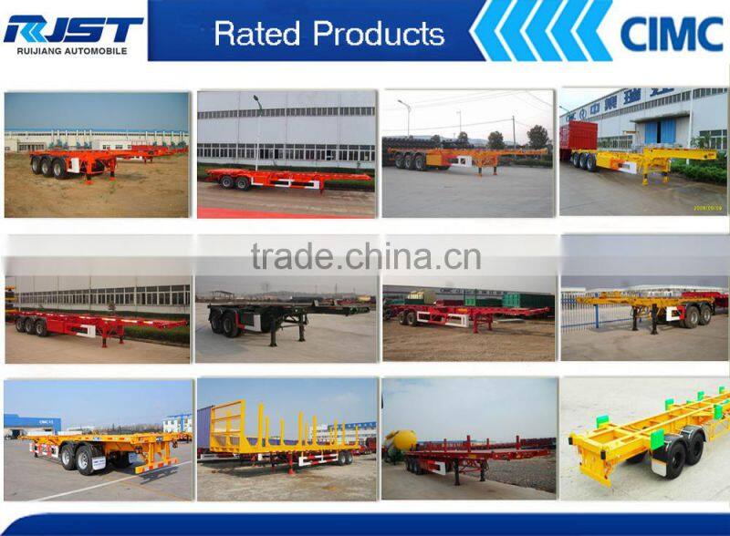 Star product 20ft two axle container trailer