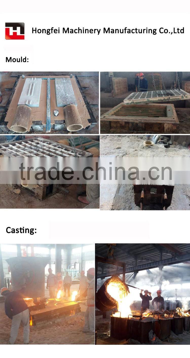 Wearing spare parts for jaw crusher, jaw plate from foundry