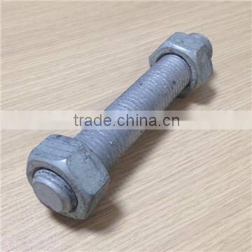 Grade 4.8 stud bolt with nut