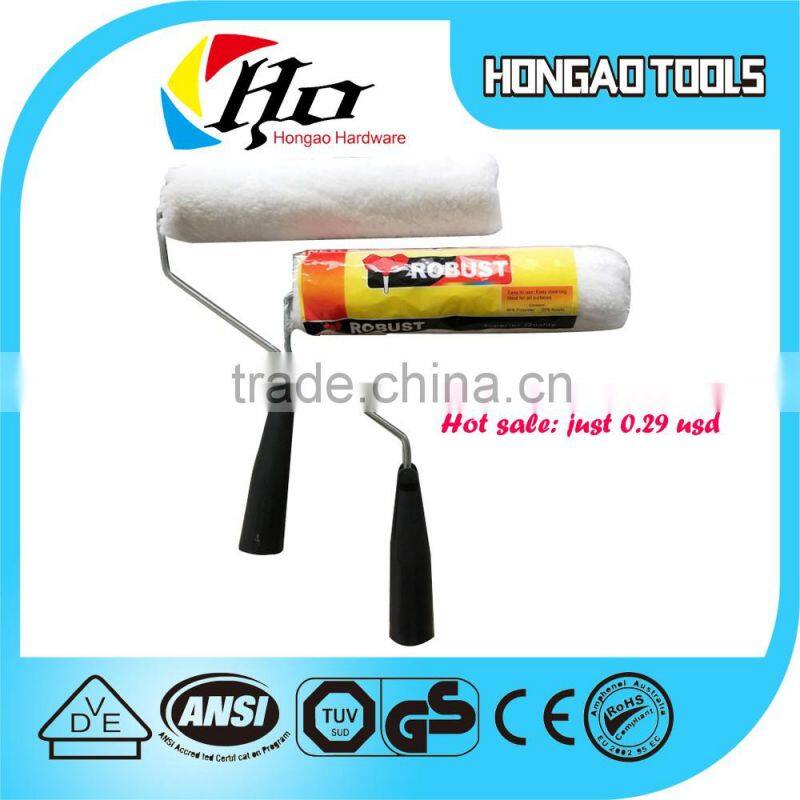 Leather paint roller,plastic handle decoative pattern roller paint
