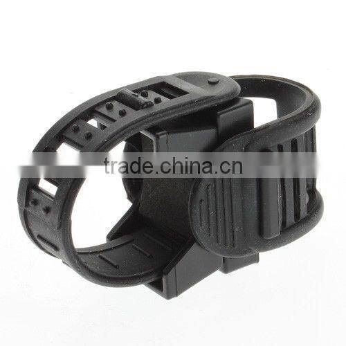 Rotating Bike Flashlight Torch Mount Bracket base on Bicycle Light Holder