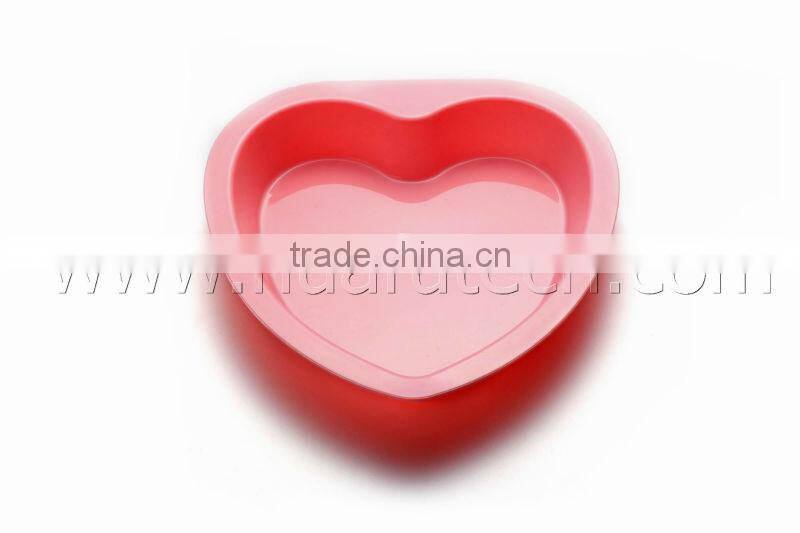 FDA /LFGB standard heart silicone bread baking pan