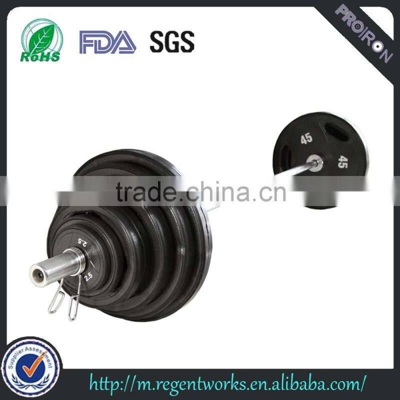 60" Threaded Regular weight barbell bar set