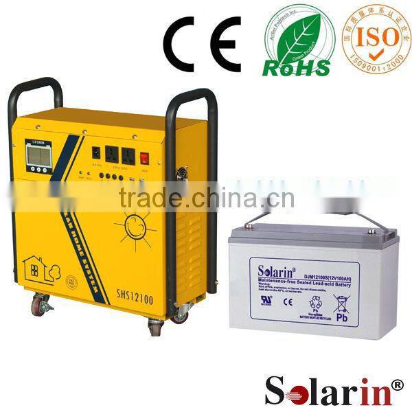 small systerm high power solar dc power system new design 1kw portable solar generator