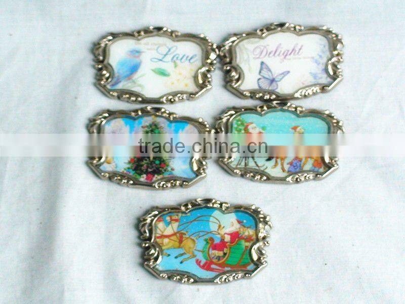 Animal wolrd metal fridge magnet