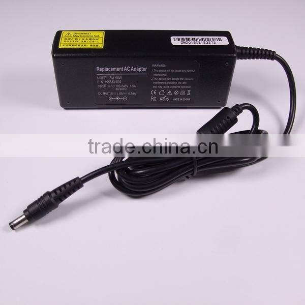 high quality 19v 4.74a 5.5*2.5mm 90w laptop power adapter for fujitsu