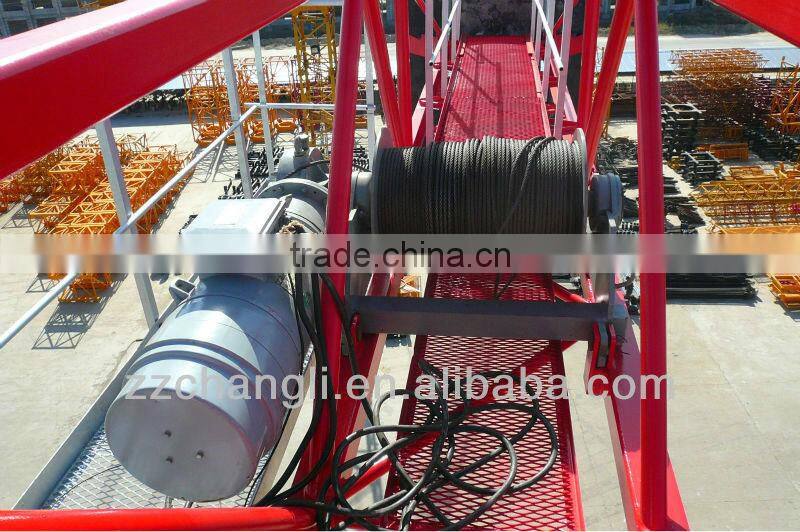 Reliable quality QTZ40 yujie tower crane,electric tower crane,climbing tower crane