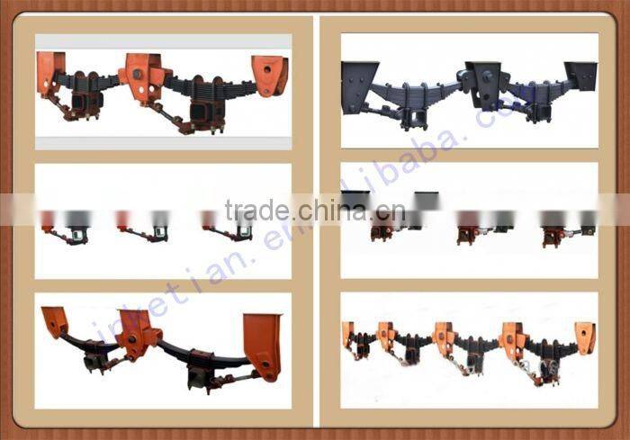 Trailer part 2 Axles 16t fuwa type semi trailer mechanical suspension