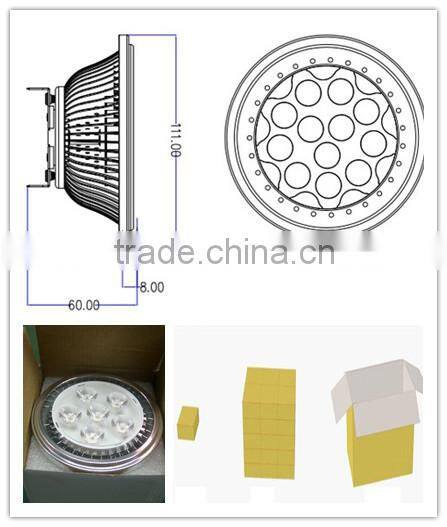 AR111 qr111 COB 12V G53 10w led spot downlight