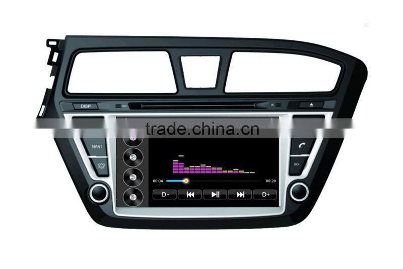 Factory OEM dashboard Dvd player gps radio 8" car dvd player for Hyundai i20 car dvd player 2014 with gps