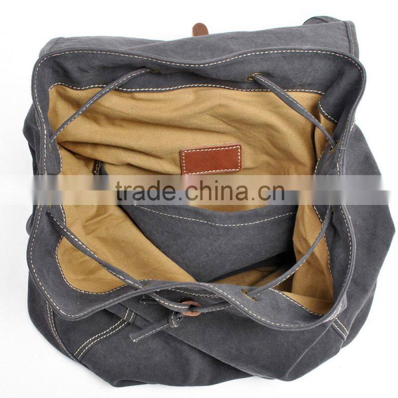 Searrco Bag RS22101 Super hot vintage canvas promotional backpack promotional backpack manufacturer