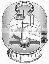 Swimming pool side mount sand Filter