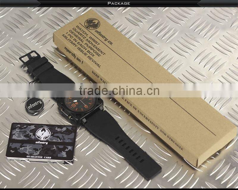 INFANTRY Fashion Sport Chronograph Quartz Auto Date Watch