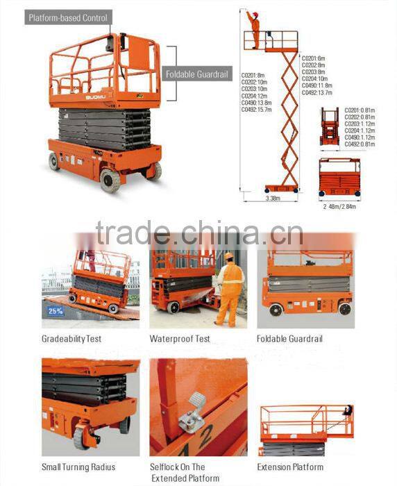 mini electric car scissor lift
