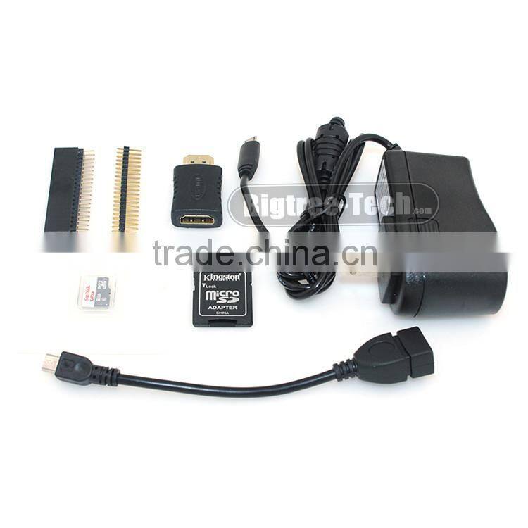 New Raspberry Pi Zero Budget Pack 8GB Class 10 SD Card +2x20 Male header strip and the 5V2A power supply for Raspberry Pi KIT038