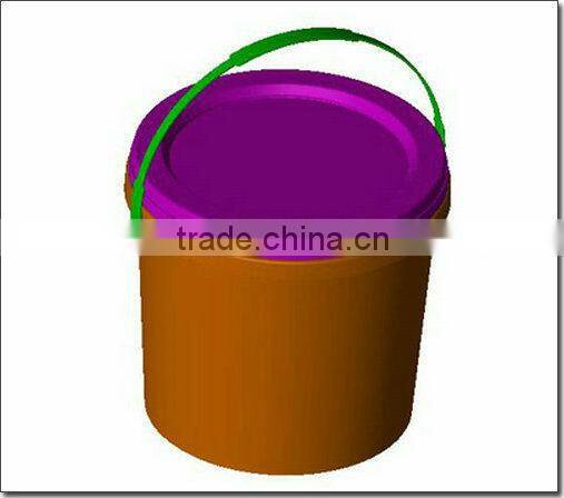 5L water bucket injection plastic mould