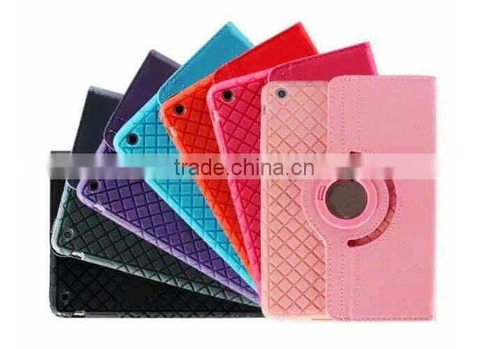 Kickstand 360 degree rotation PU TPU cover for ipad pro case wholesale
