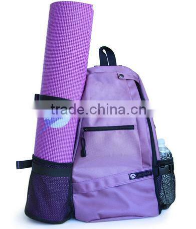Yoga Mat Backpack; Multi-Purpose Crossbody Sling Backpack; Good for Hiking, Biking, Walking, Travel, Sport and Beach