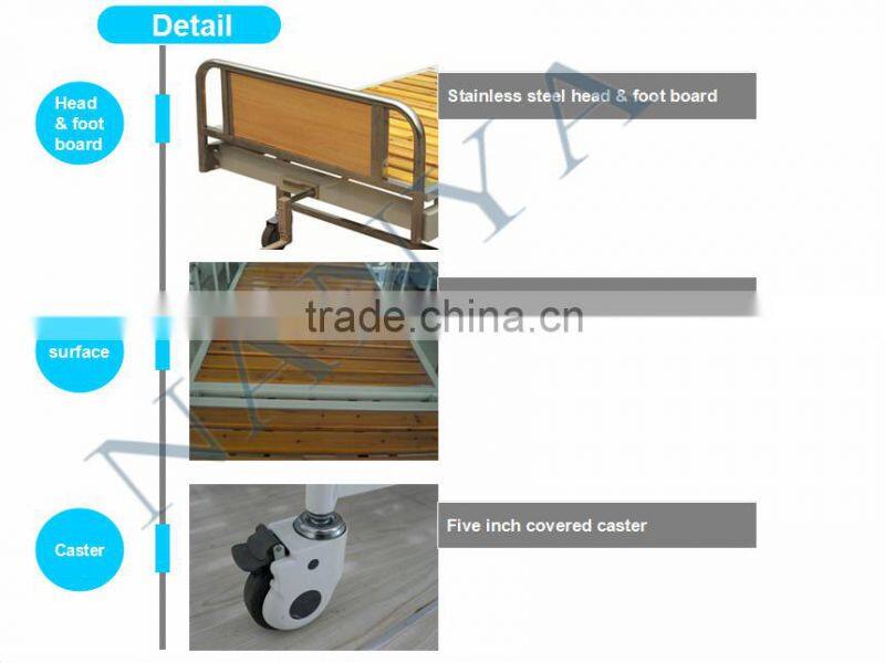 NFBS13 designer stainless steel bed,1-position manual rehabilitation bed